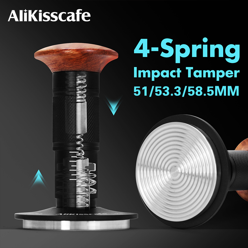 Coffee Shop Equipment - ที่กดกาแฟ AliKisscafe แบบสปริงแรงดันคงที่ 4 ระดับ 30