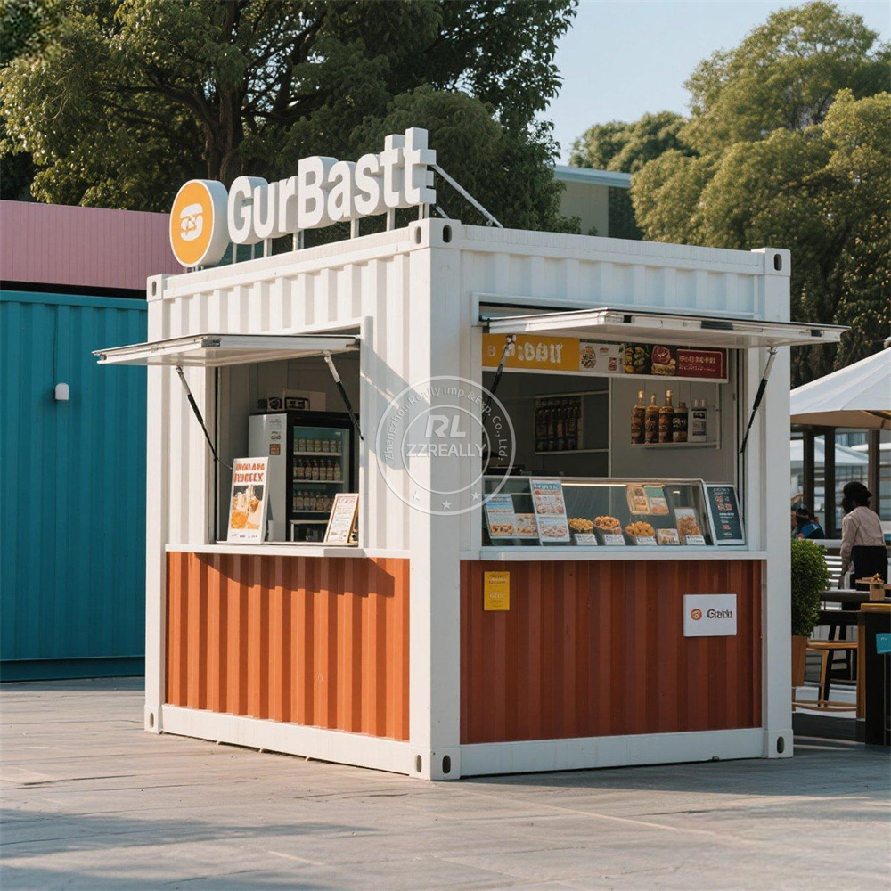 Coffee Shop Equipment - บาร์คอนเทนเนอร์มือถือสําเร็จรูป ร้านอาหาร บ้านกาแฟ ตู้อาหาร ร้านคาเฟ่ บาร์คอนเทนเนอร์พร้อมห้องครัวที่มีอุปกรณ์ครบครัน