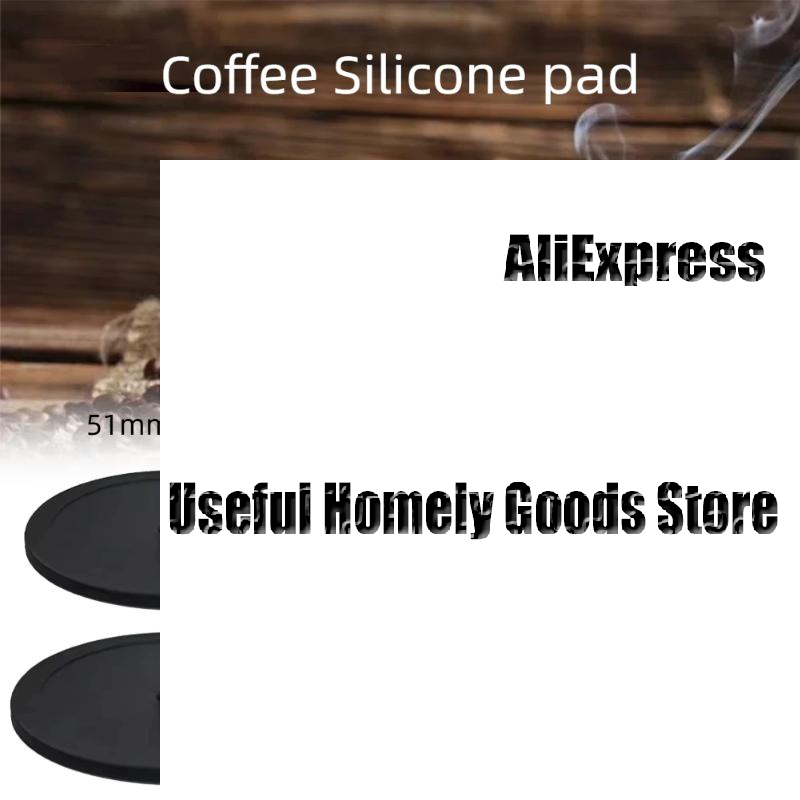 Blind Filter Disc - เครื่องมือล้างกรองกาแฟแบบ Portafilter ขนาด 51/58 มม. แผ่นกรองซิลิโคนแบบ