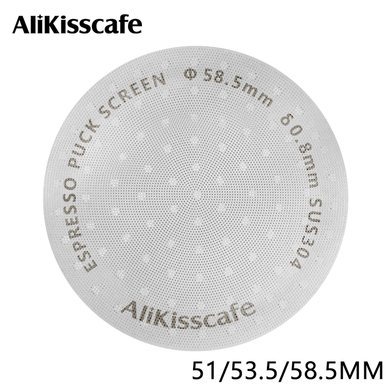Coffee Equipment Wholesale - Alikisscafe ตัวกรองแบบเหน็บ, เอสเปรสโซ่ขนาด51มม. 53.5มม. 58.5มม. ตัวกรอง0.8มม.