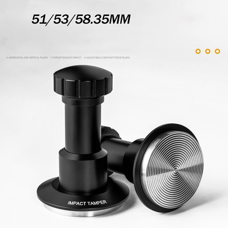 Coffee Shop Equipment - 51/53/58 มม.กาแฟ Impact Tamper สแตนเลสยืดหยุ่น Tamper