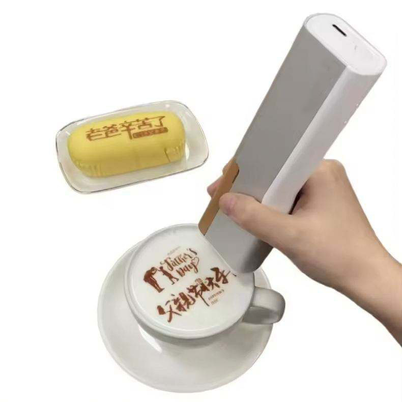Coffee Shop Equipment - เครื่องพิมพ์อิงค์เจ็ทแบบพกพาสำหรับออกแบบโลโก้ พิมพ์ลายลาเต้อาร์ต สำหรับร้านกาแฟ