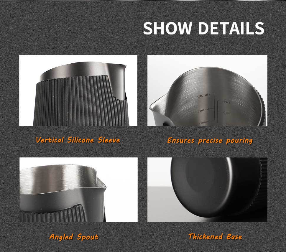 เหยือกตีฟองนม Magpie แบบไม่มีห - Coffee Shop Equipment บทวิจารณ์และราคา