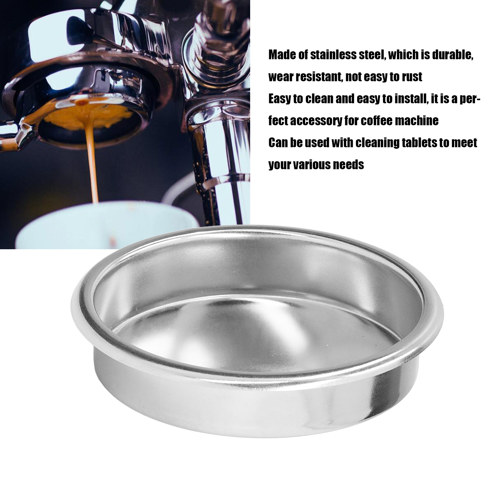 เครื่องชงกาแฟเอสเพรสโซแบบแผ่นส - Blind Filter Disc บทวิจารณ์และราคา