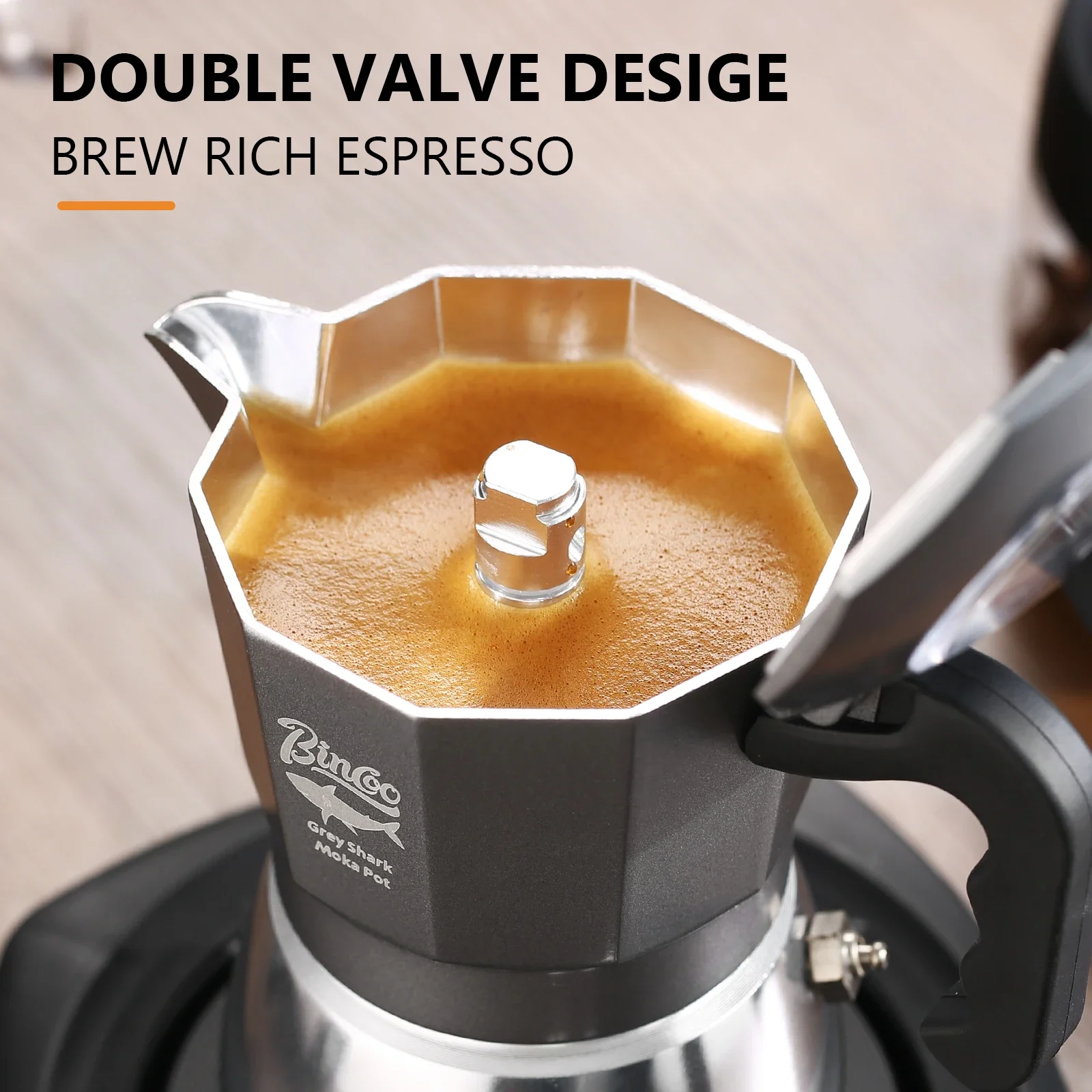 หม้อกาแฟโมก้าพอต Bincoo 2 ถ้วย - Coffee Equipment Wholesale บทวิจารณ์และราคา