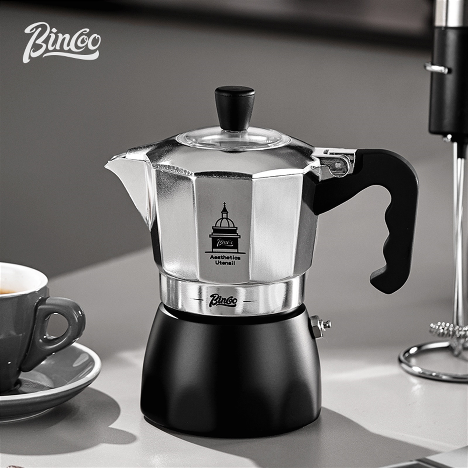BINCOO วาล์วคู่ Moka Pot,Espre - Coffee Equipment Espresso บทวิจารณ์และราคา