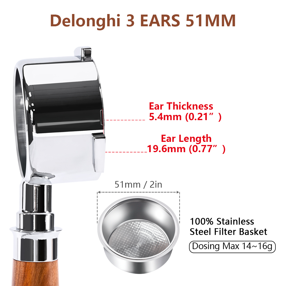 พอร์ทาฟิลเตอร์แบบไม่มีก้นขนาด  - Coffee Equipment Espresso บทวิจารณ์และราคา
