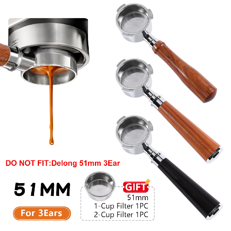 พอร์ทาฟิลเตอร์แบบไม่มีก้น 51 ม - Coffee Equipment Wholesale บทวิจารณ์และราคา