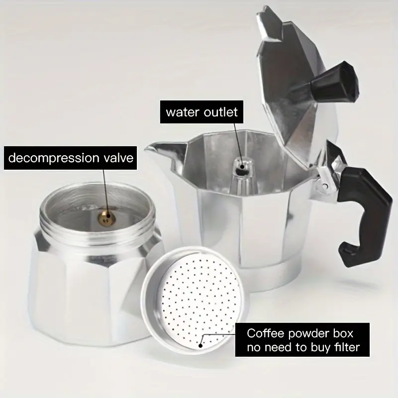 หม้อต้มกาแฟโมก้าอะลูมิเนียมแบบ - Coffee Equipment Wholesale บทวิจารณ์และราคา