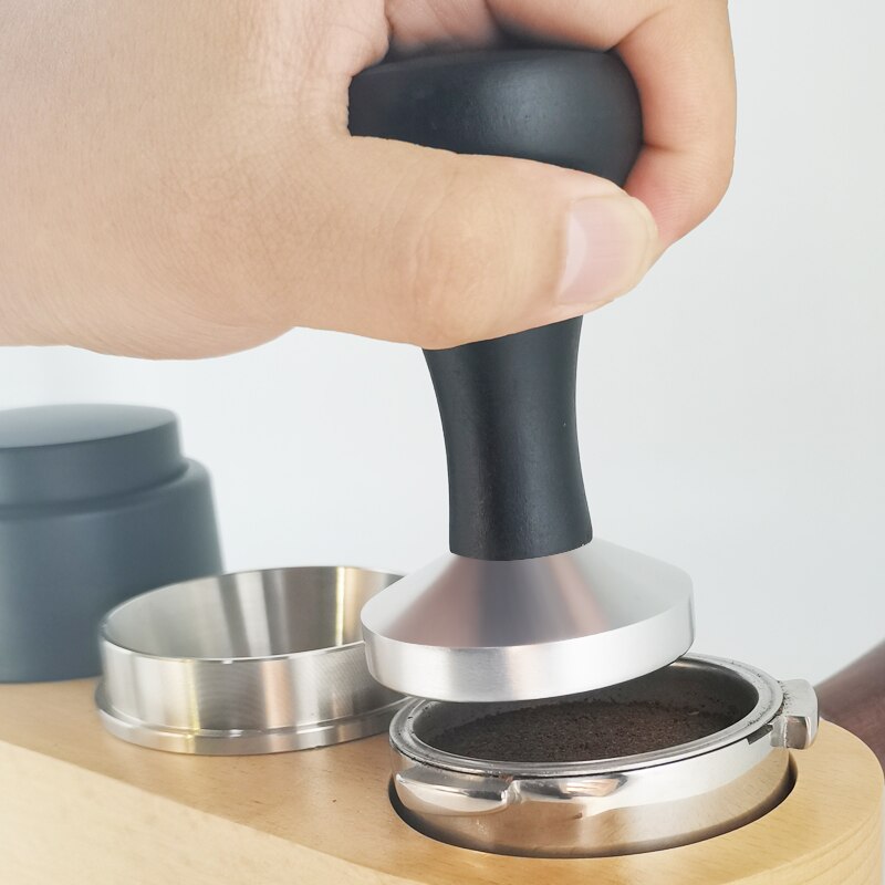 แทมเปอร์เอสเปรสโซ่พร้อมด้ามไม้ - Coffee Shop Equipment บทวิจารณ์และราคา