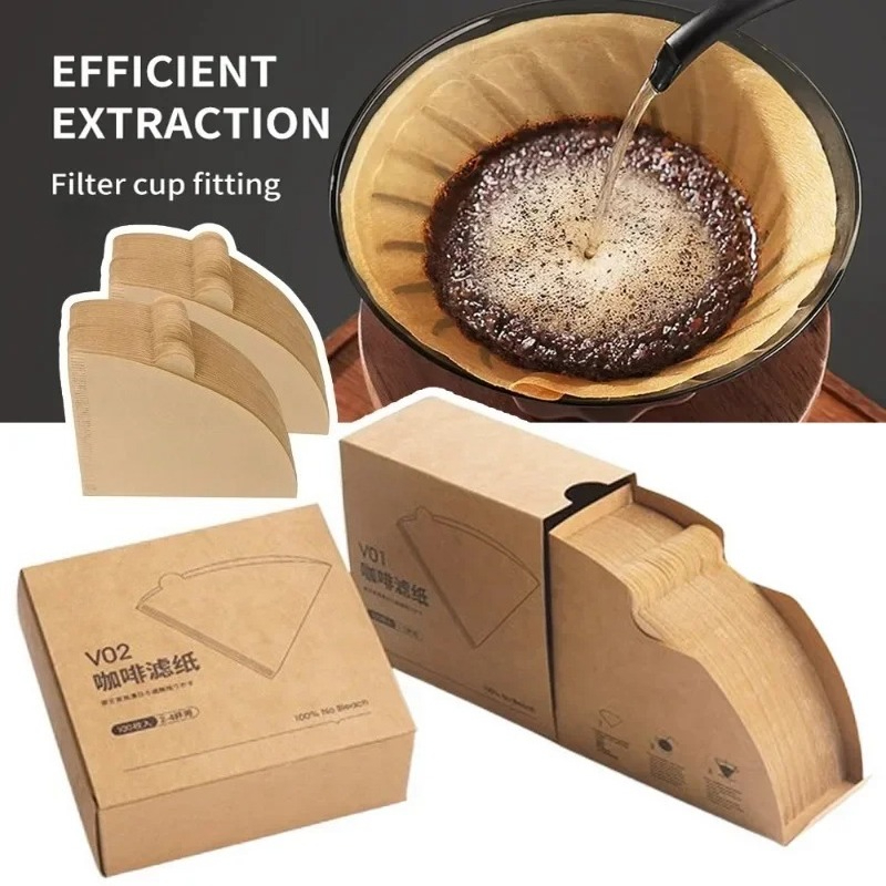 กระดาษกรองกาแฟแบบกรวย Wood Pul - Coffee Equipment Espresso บทวิจารณ์และราคา